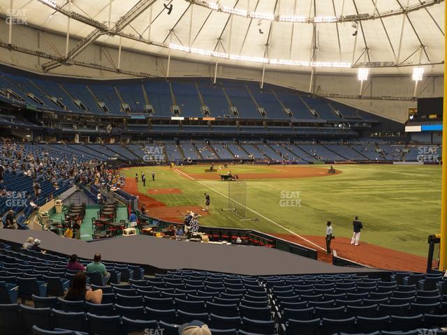 Seating view for Tropicana Field Section 138