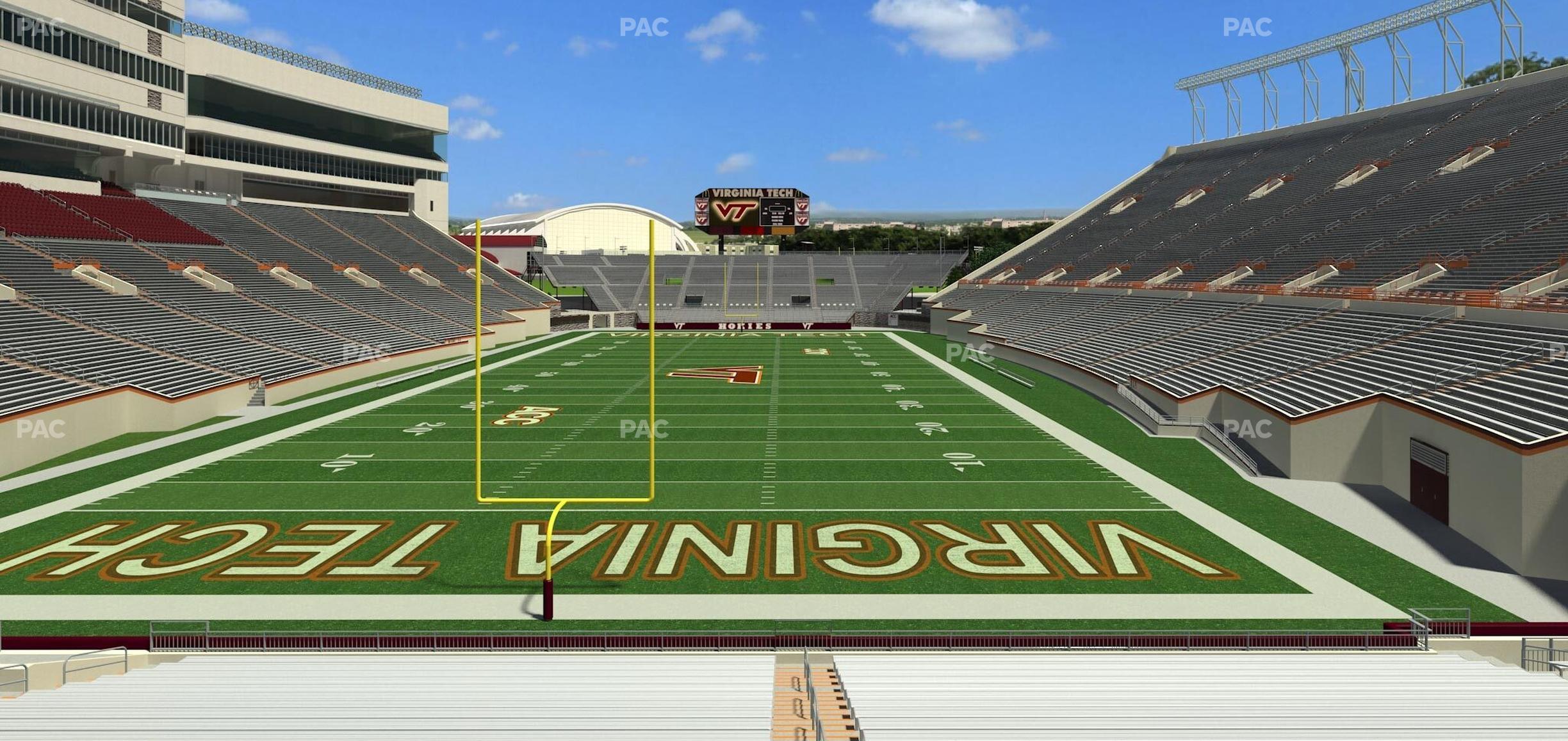 Seating view for Lane Stadium Section 203