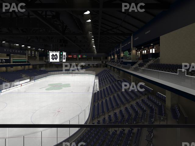 Seating view for Compton Family Ice Arena Section 117