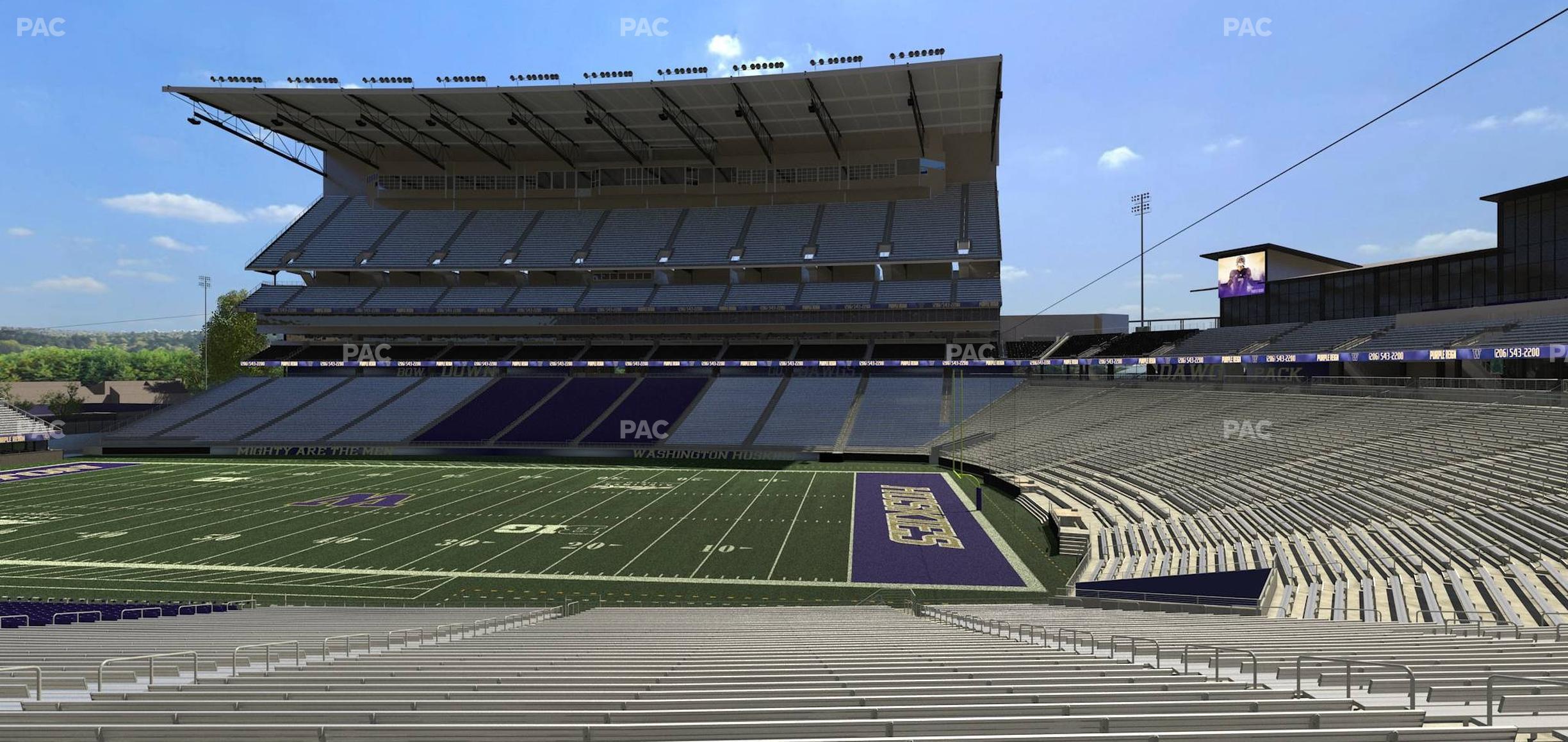 Seating view for Husky Stadium Section 126