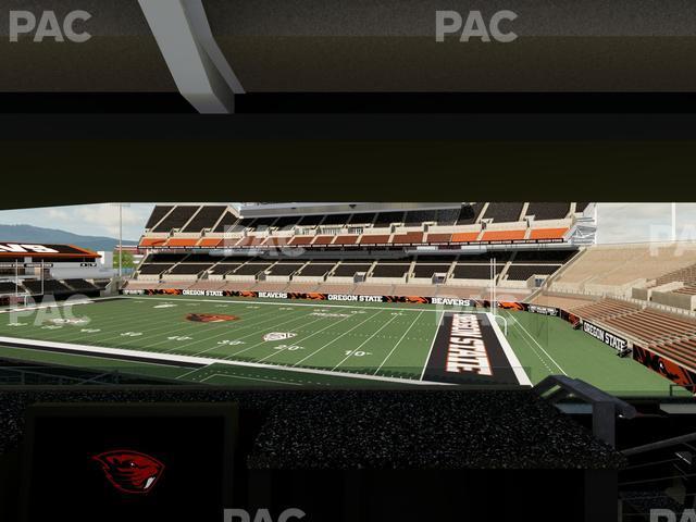 Seating view for Reser Stadium Section West Loge 18