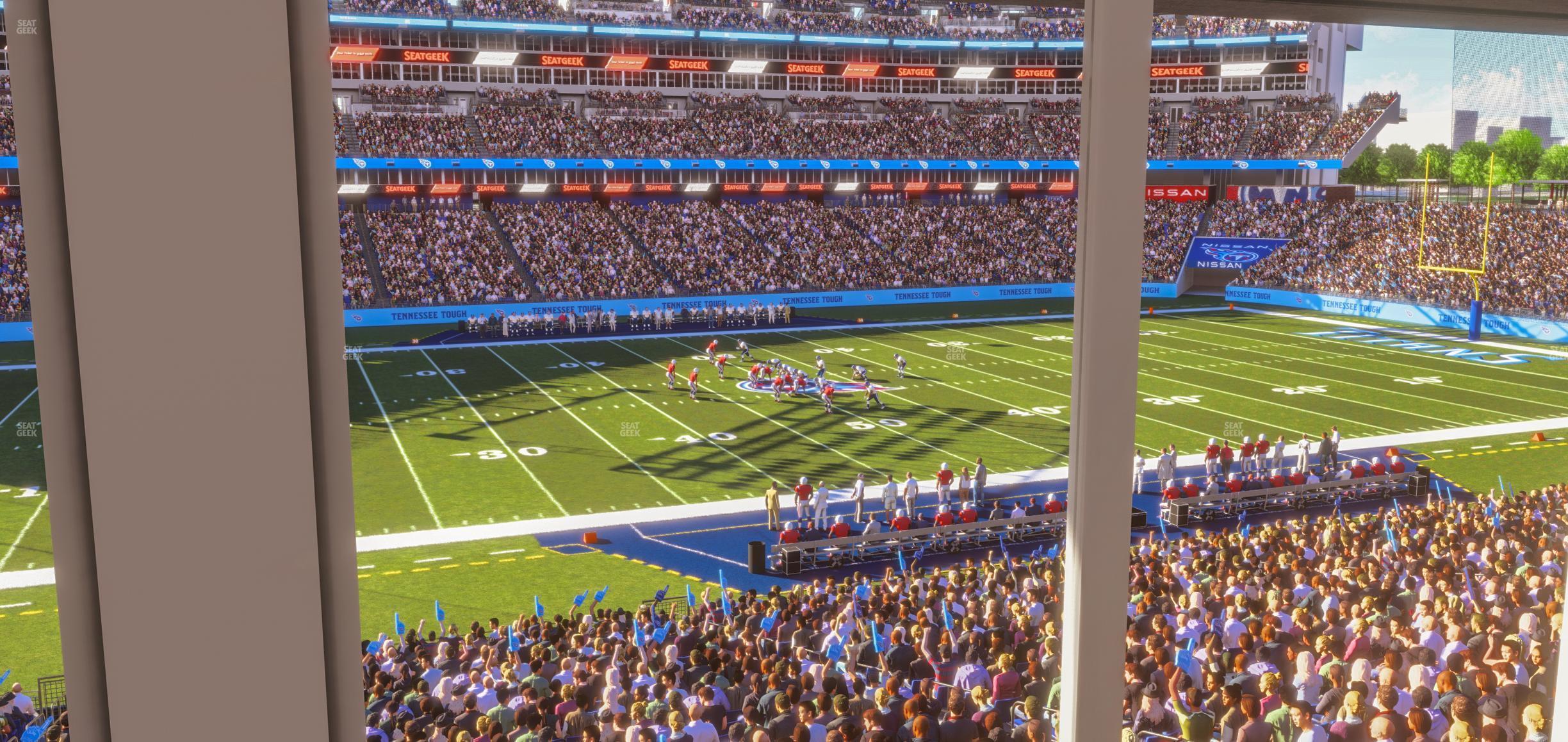 Seating view for Nissan Stadium Section Suite 16 E