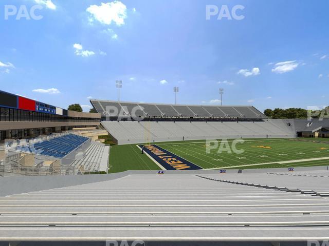 Seating view for Mountaineer Field at Milan Puskar Stadium Section 121