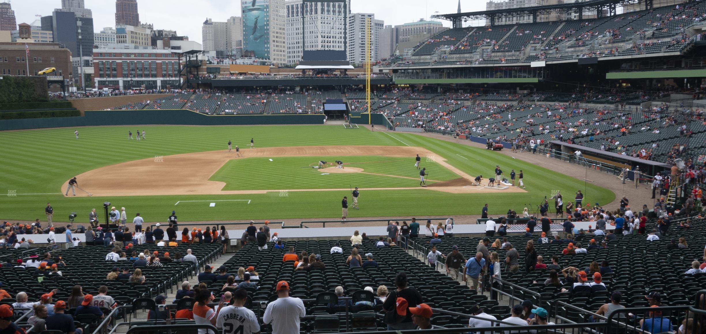 Seating view for Comerica Park Section 133