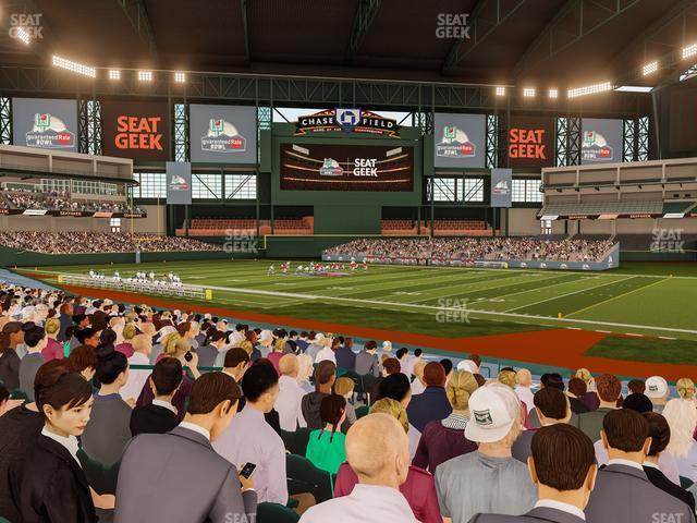 Seating view for Chase Field Section 125