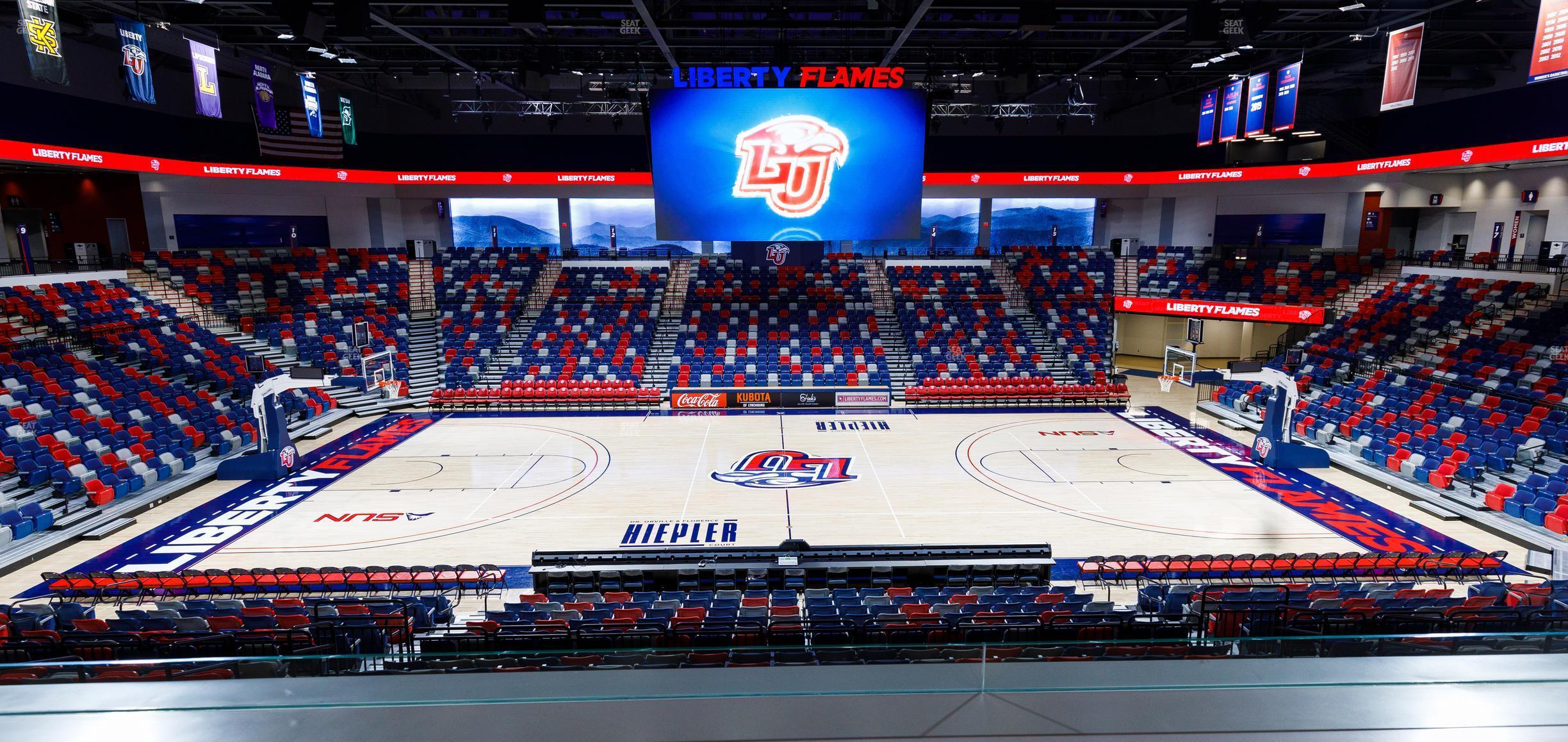 Seating view for Liberty Arena Section Loge Box 6