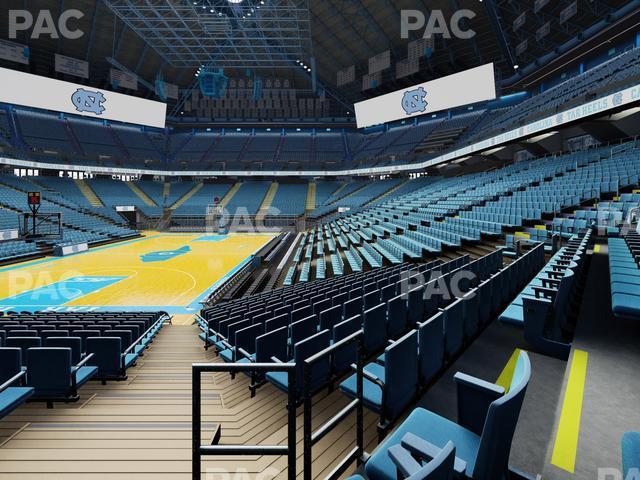 Seating view for Dean Smith Center Section 102