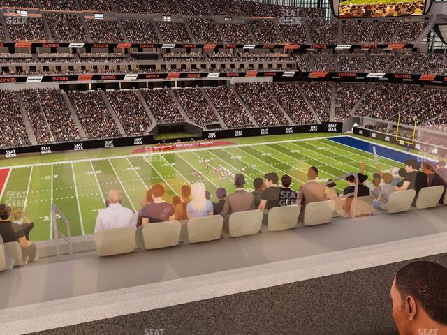 Seating view for Allegiant Stadium Section East Suite 2024