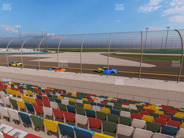 Seating view for Daytona International Speedway Section Front 184