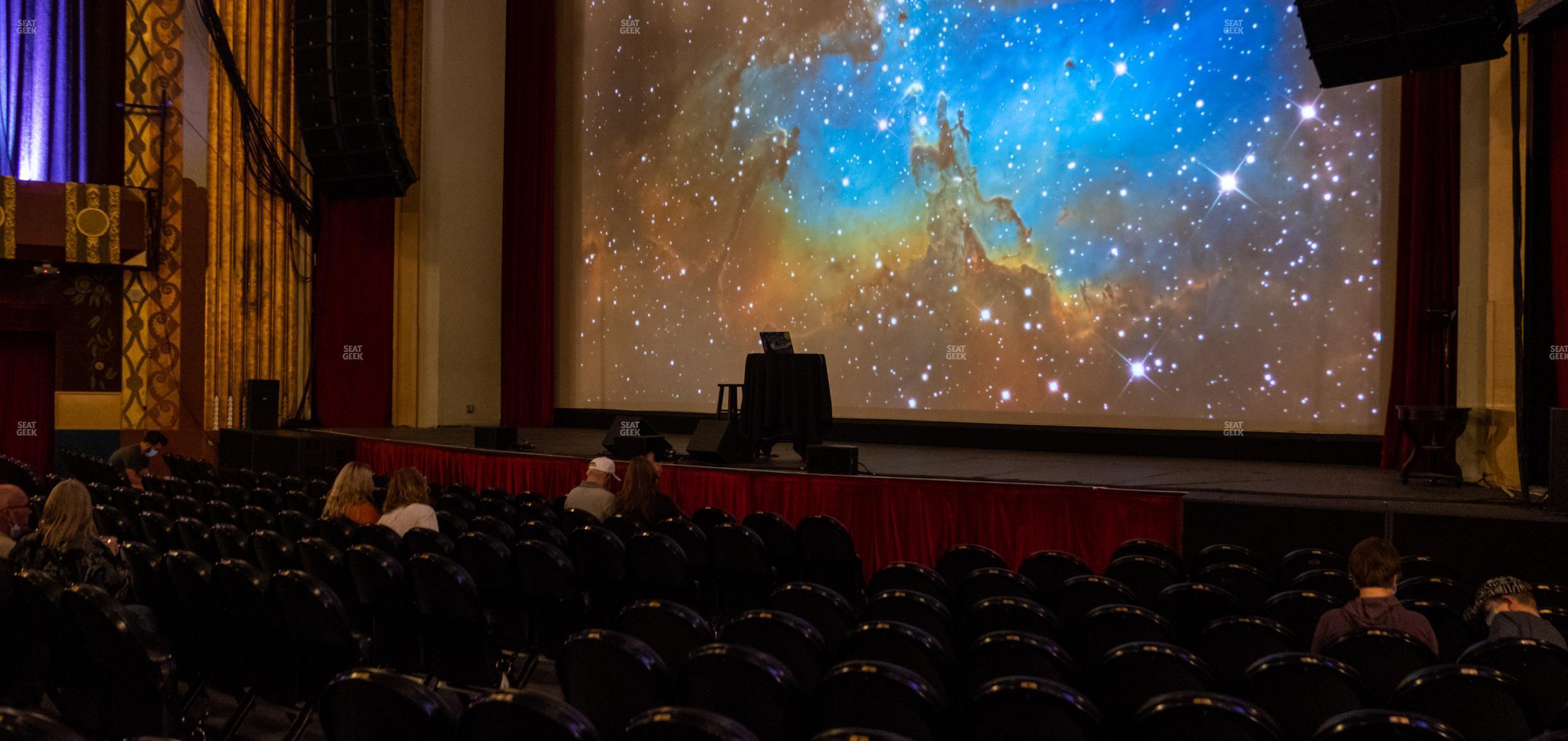 Seating view for Paramount Theatre - CO Section Orchestra Right