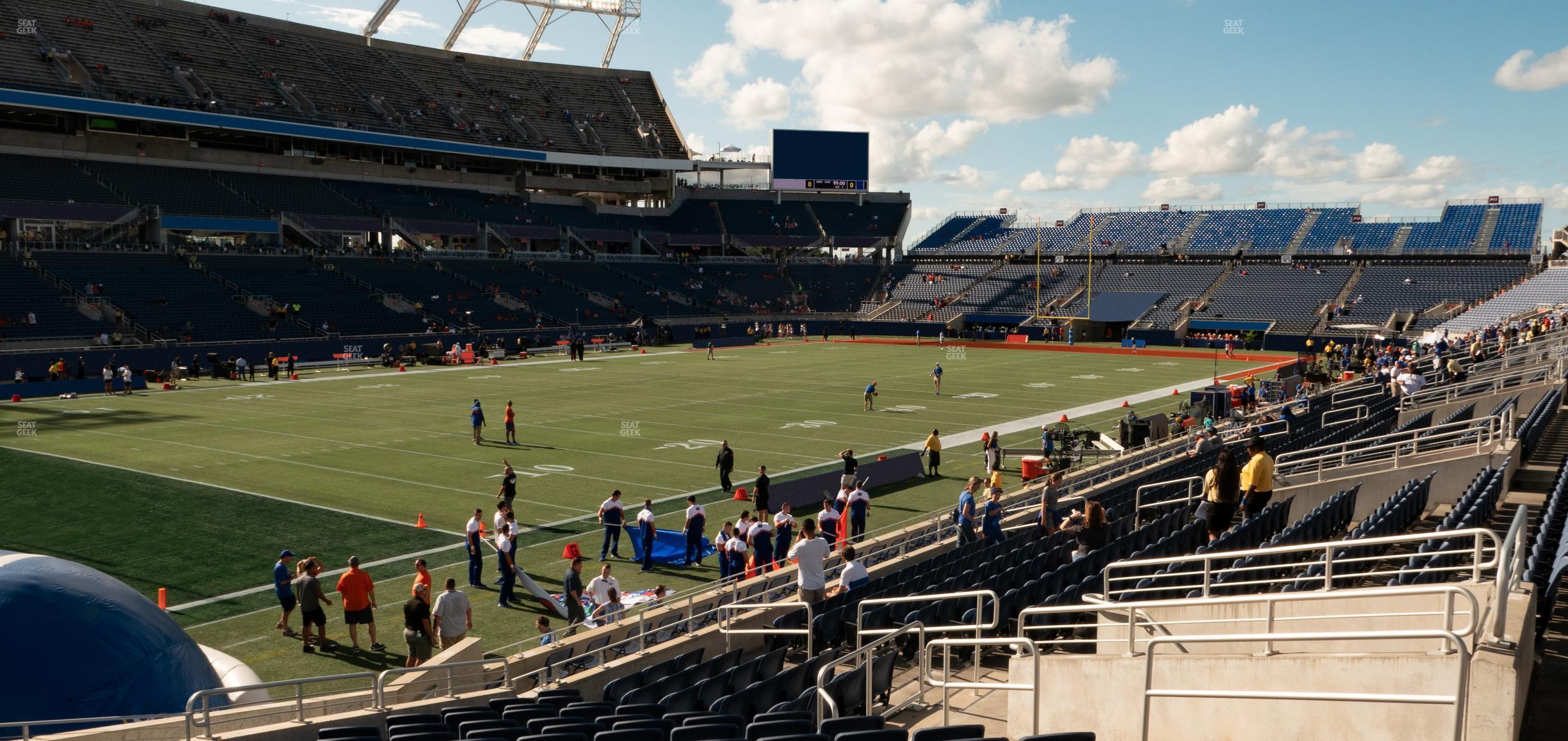 Seating view for Camping World Stadium Section 115