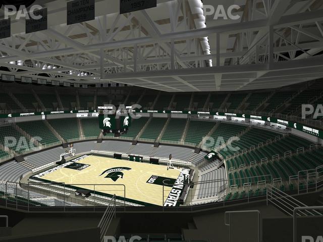 Seating view for Jack Breslin Student Events Center Section 224