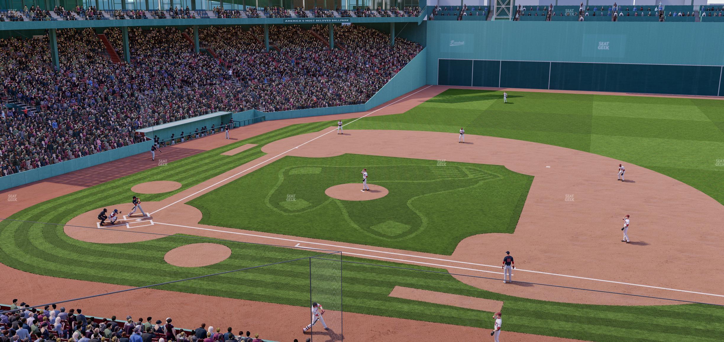 Seating view for Fenway Park Section Dell Technologies Suite R 9