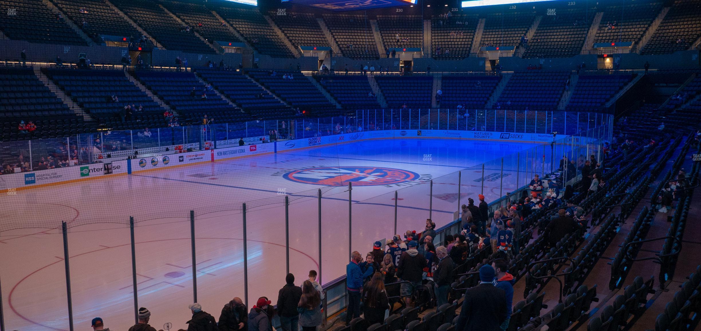 Seating view for Nassau Coliseum Section 107