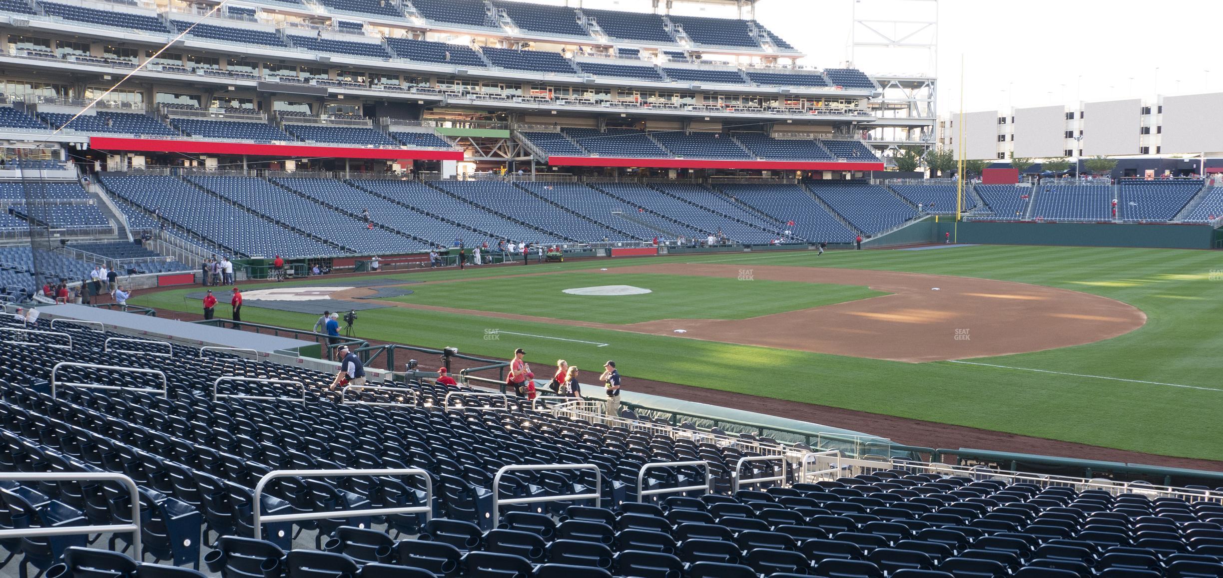 Seating view for Nationals Park Section 134