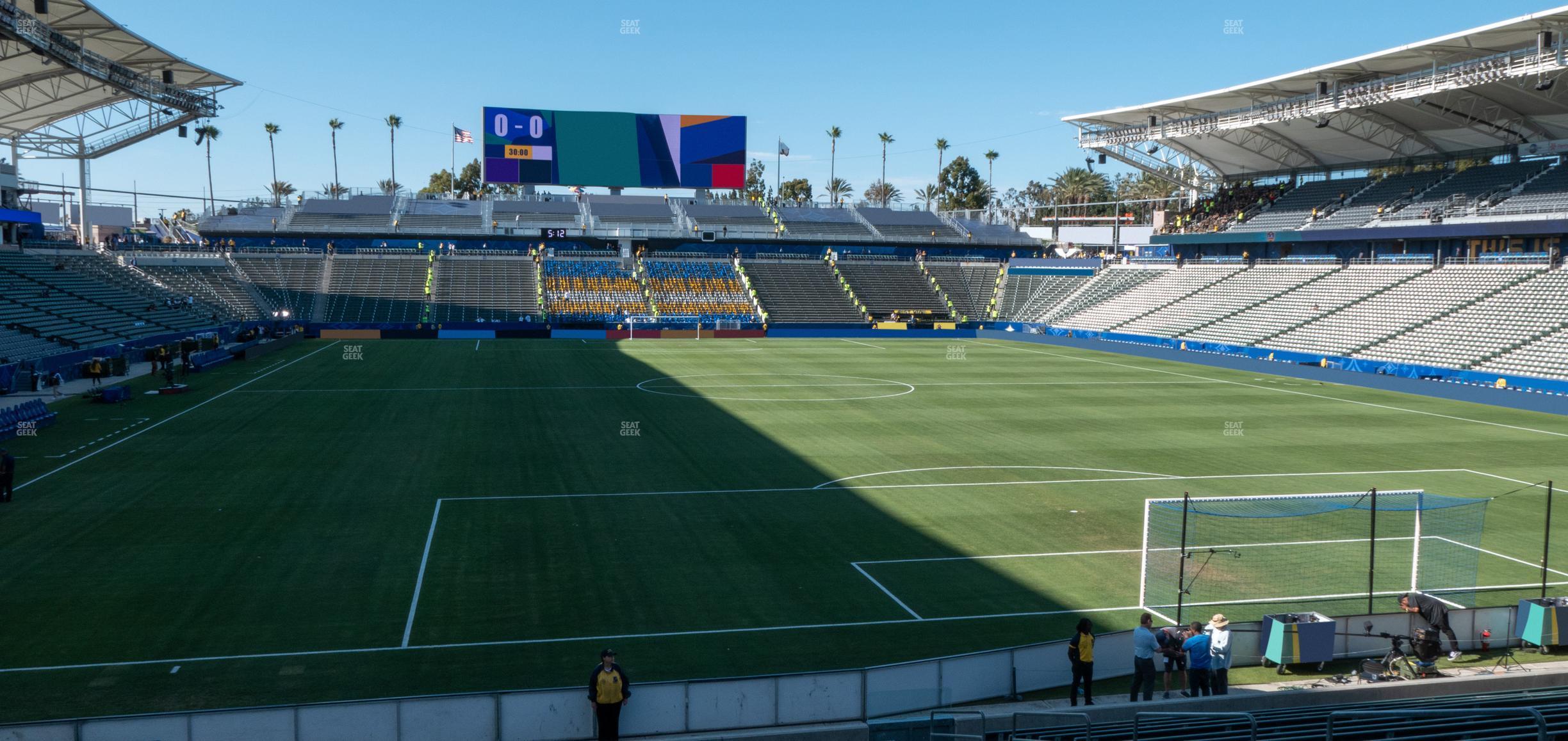 Seating view for Dignity Health Sports Park Section 102