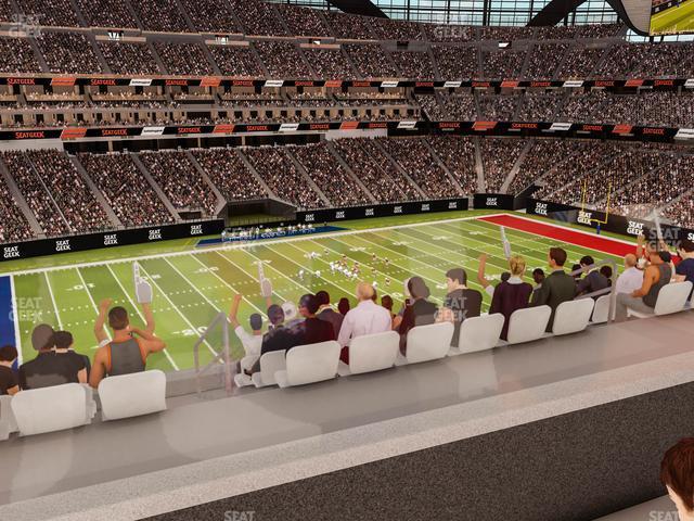 Seating view for Allegiant Stadium Section West Suite 2060