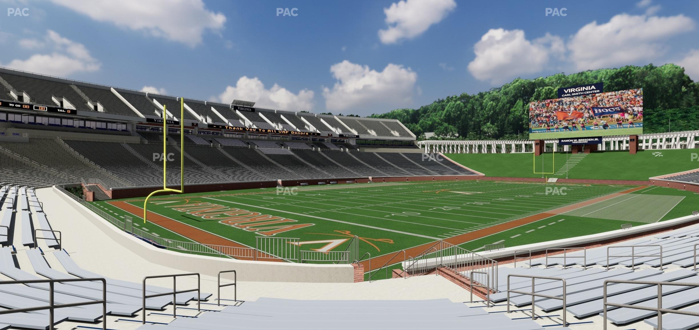 Seating view for Scott Stadium Section 113