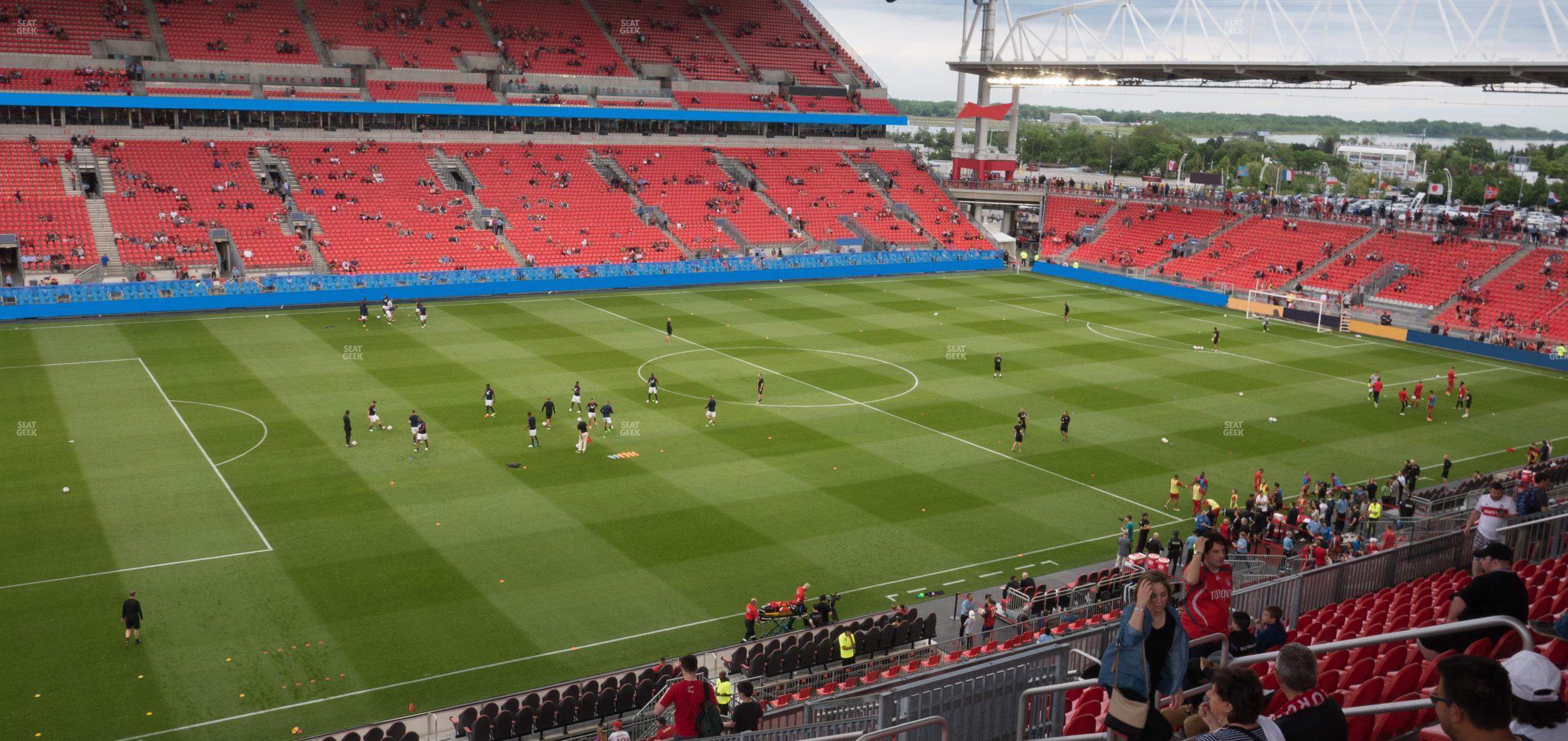 Seating view for BMO Field Section 226