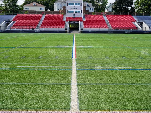 Seating view for Veterans Memorial Stadium Section Delta Lantern Suite