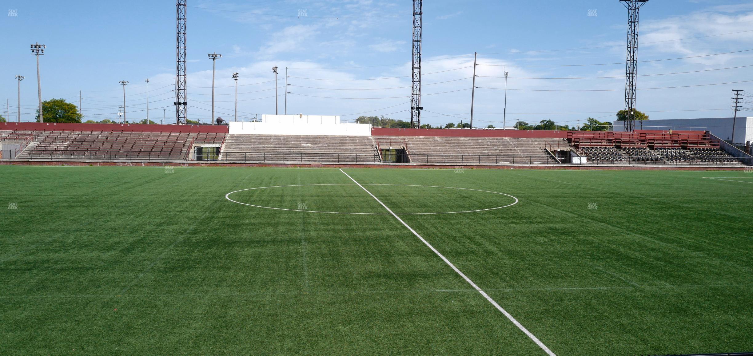 Seating view for Keyworth Stadium Section Gold