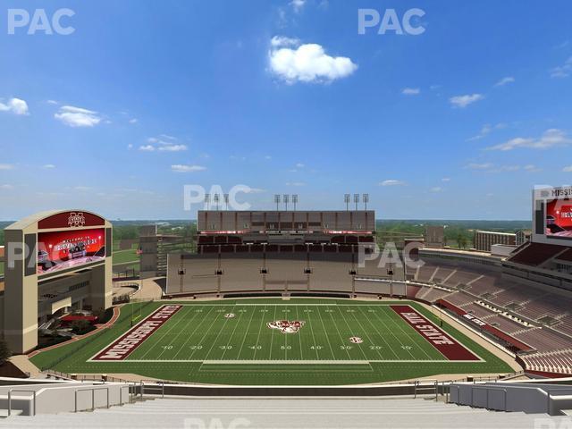 Seating view for Davis Wade Stadium Section 336