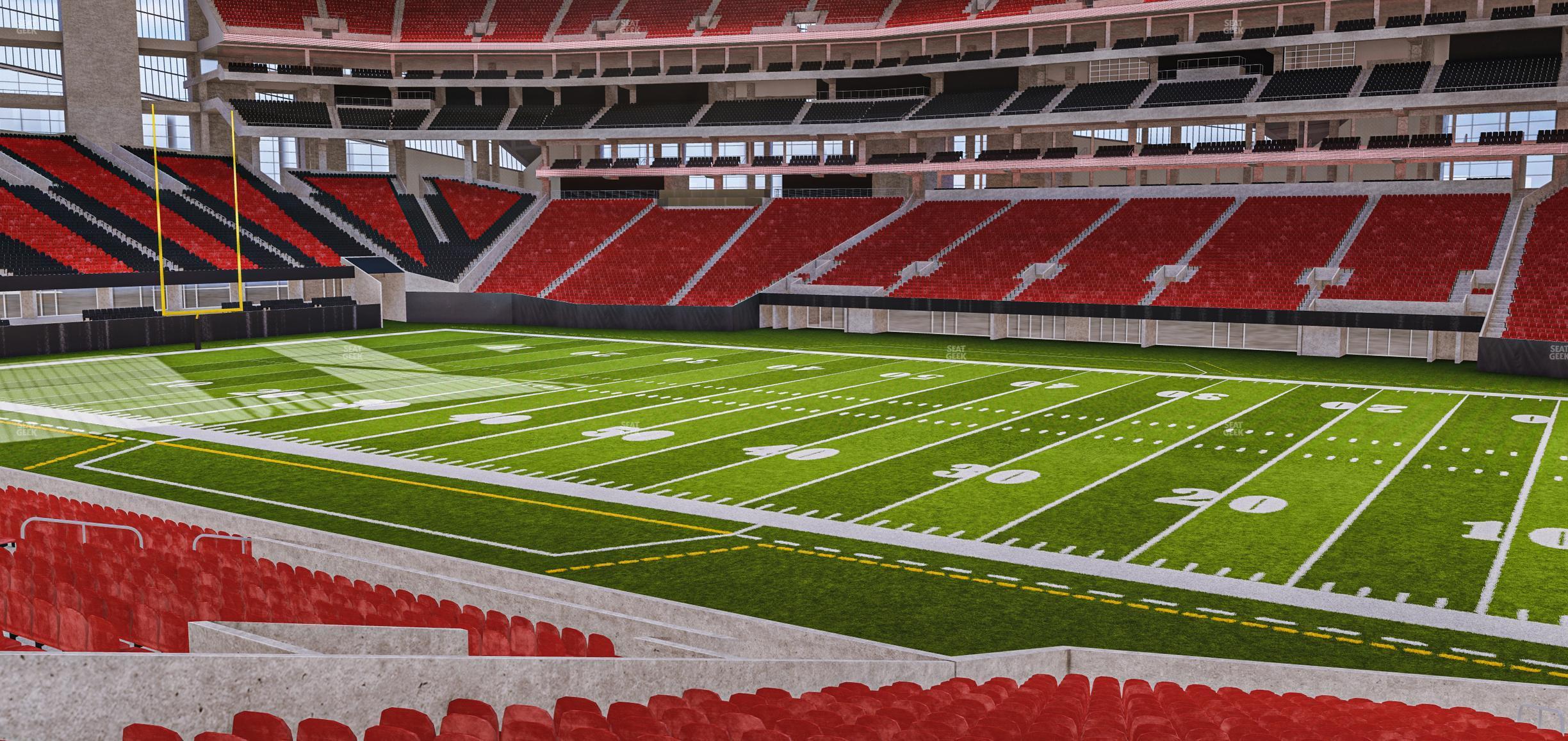 Seating view for Mercedes-Benz Stadium Section 125