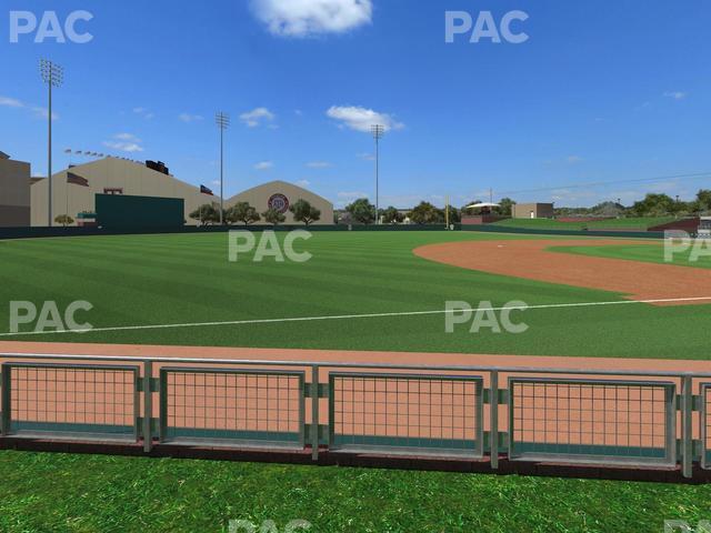 Seating view for Olsen Field at Blue Bell Park Section Third Base Bleachers