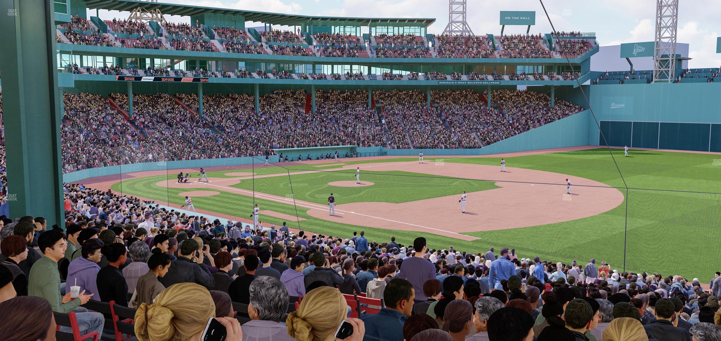 Seating view for Fenway Park Section Grandstand 11