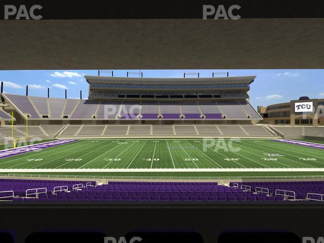 Seating view for Amon G Carter Stadium Section Founders Suite 4