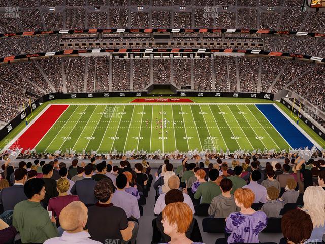 Seating view for Allegiant Stadium Section 412