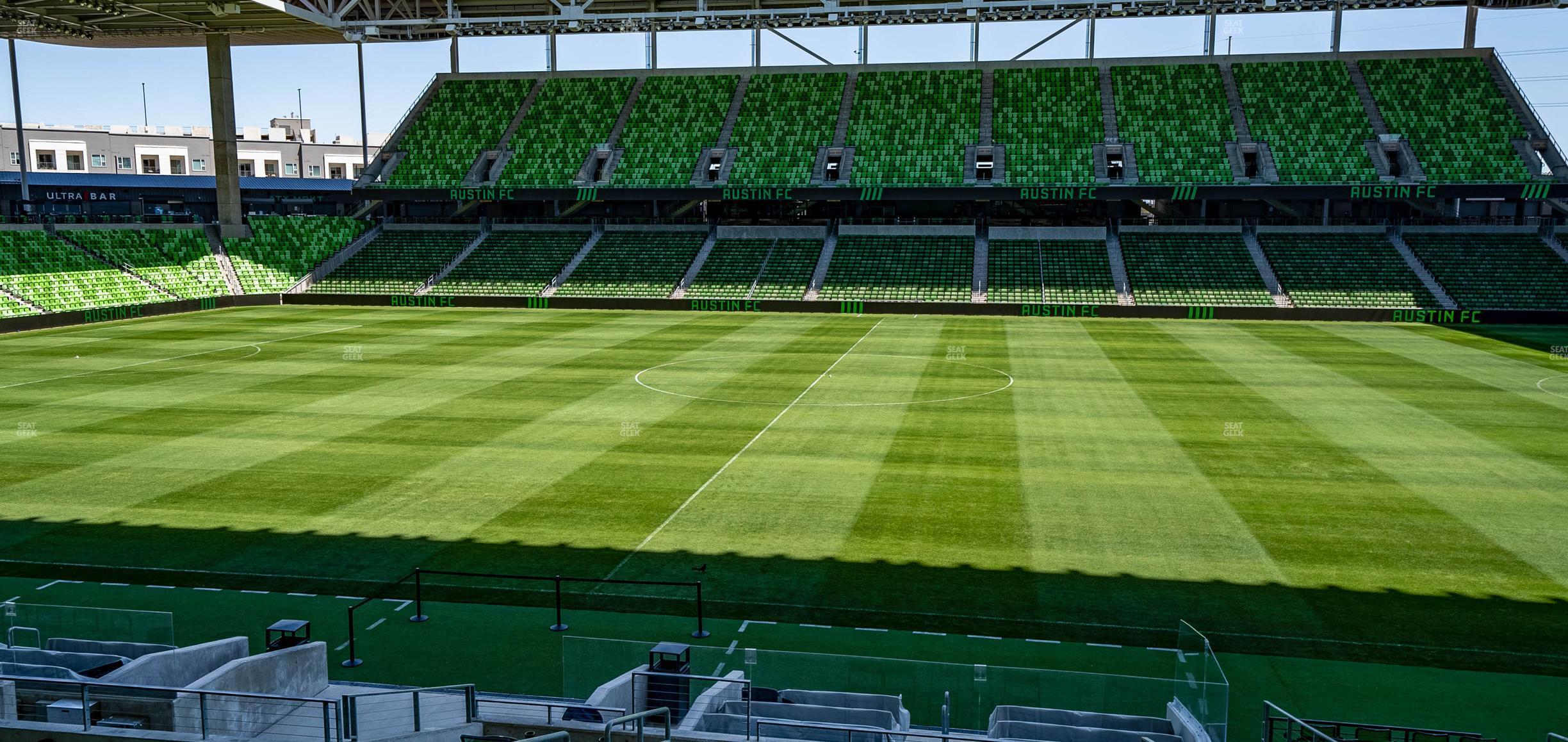 Seating view for Q2 Stadium Section Loge 112 C