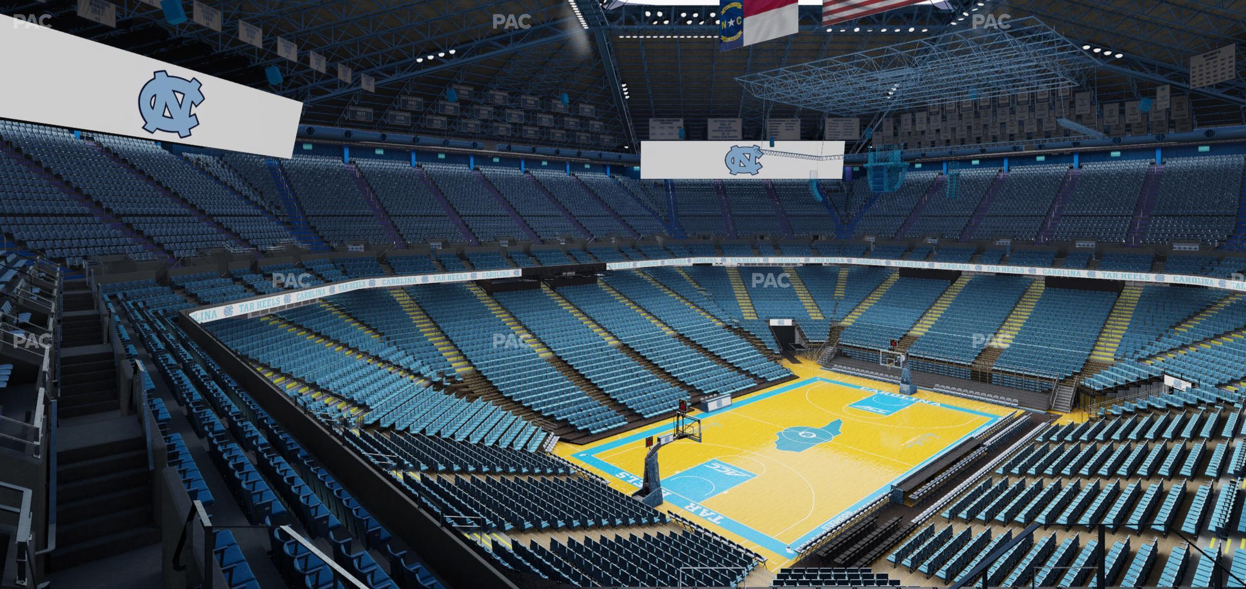 Seating view for Dean Smith Center Section 203