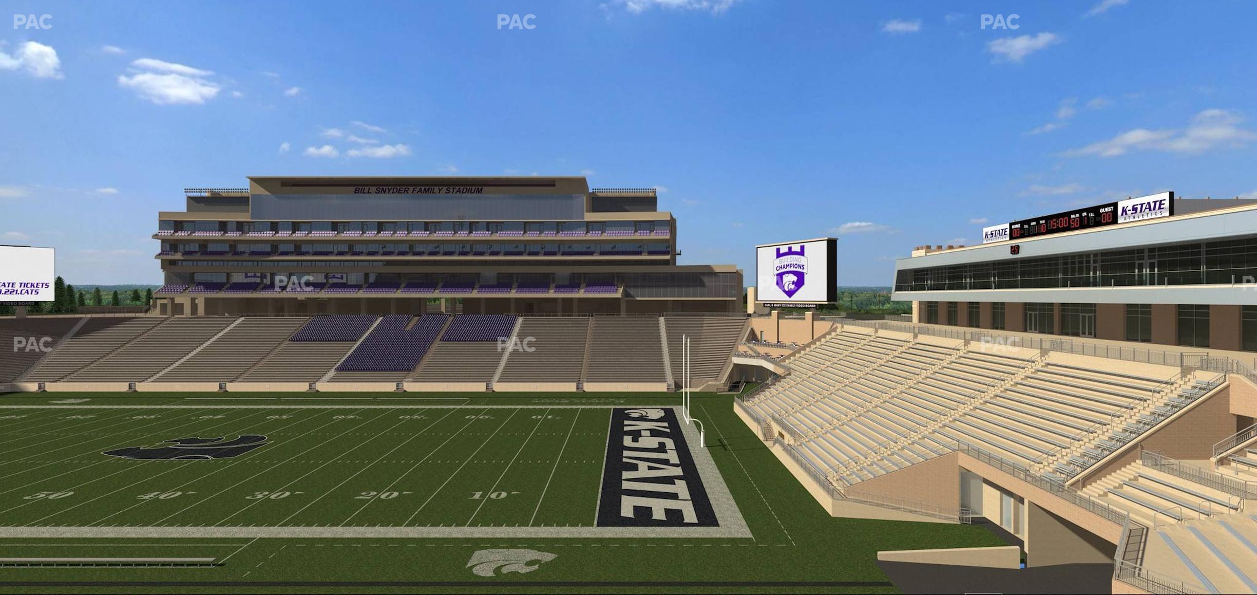 Seating view for Bill Snyder Family Stadium Section 232