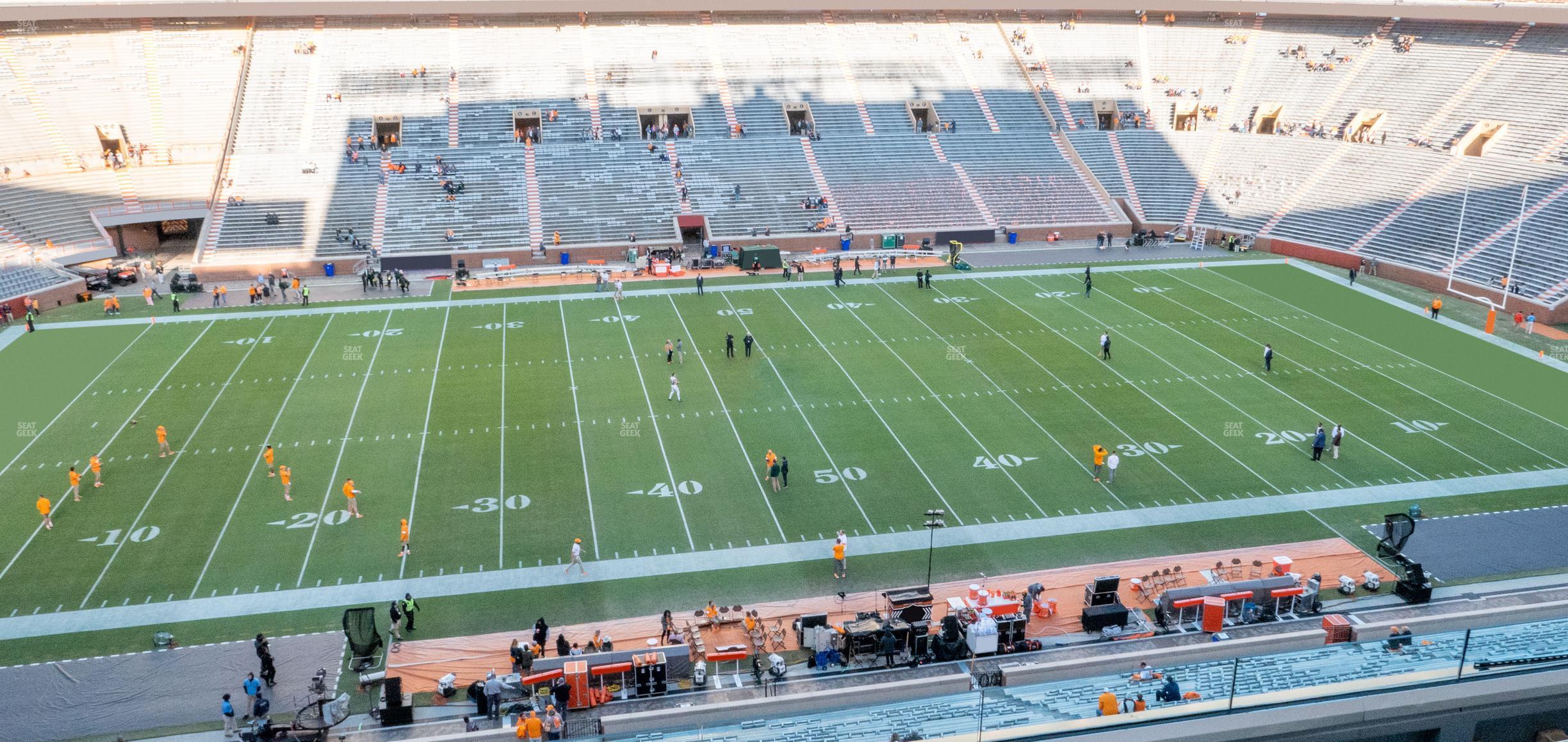 Seating view for Neyland Stadium Section Terrace 5