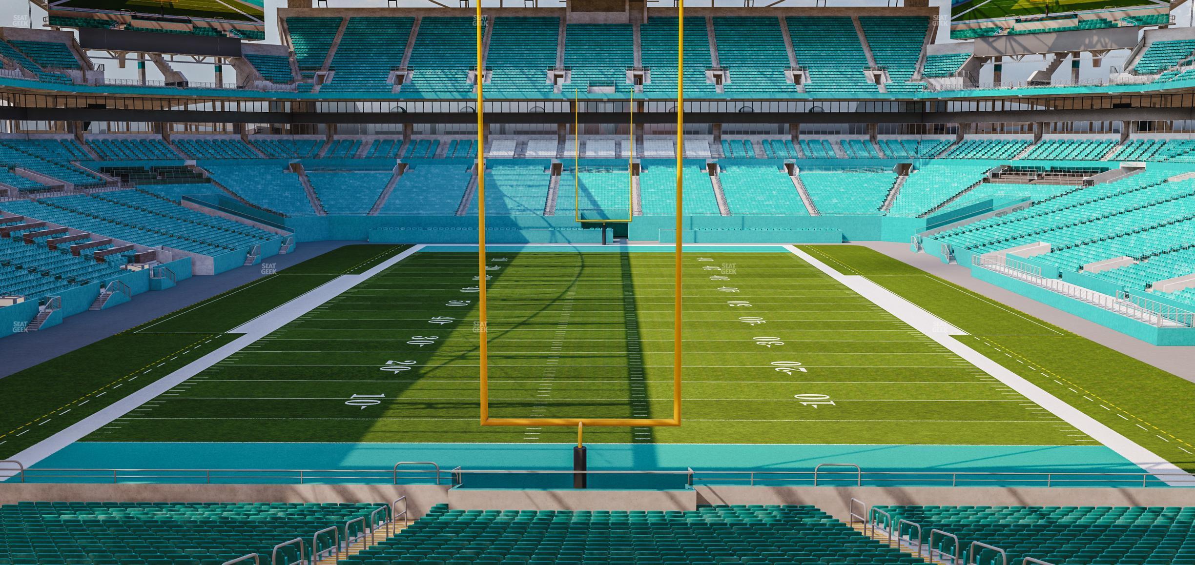 Seating view for Hard Rock Stadium Section 232