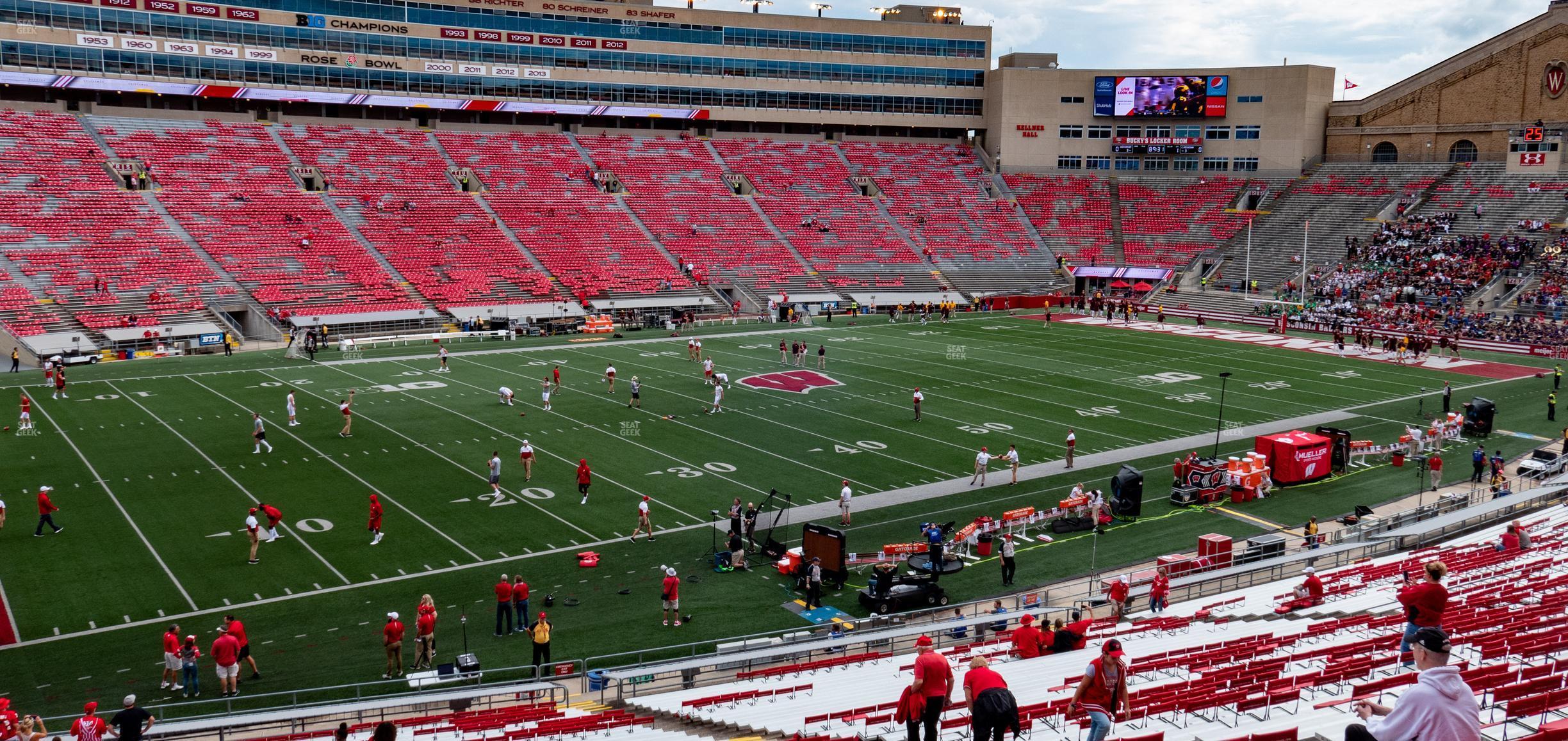 Seating view for Camp Randall Stadium Section H