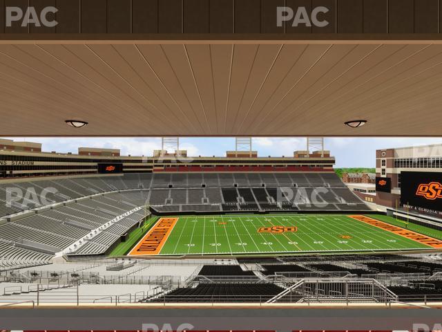 Seating view for Boone Pickens Stadium Section Club 511