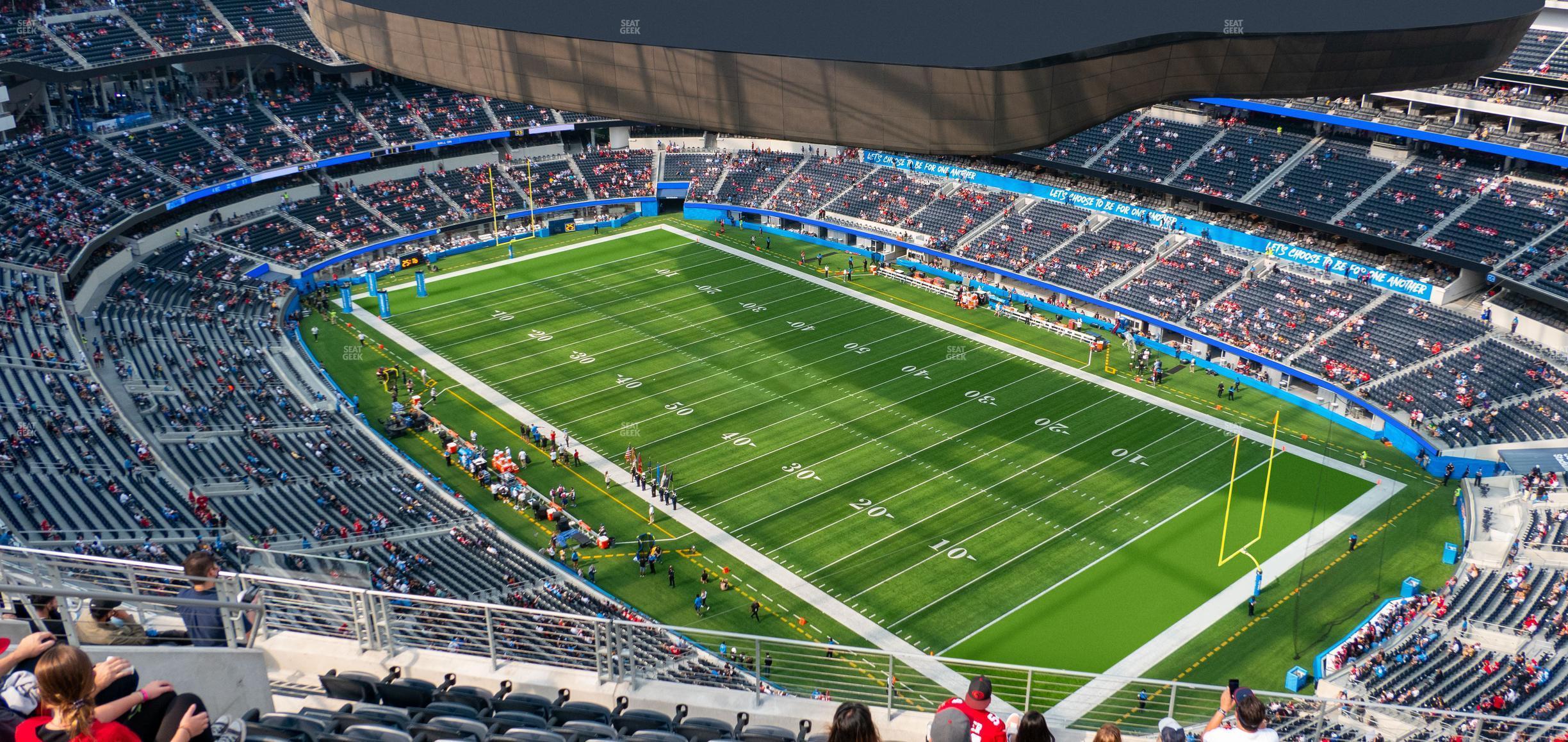 Seating view for SoFi Stadium Section 522