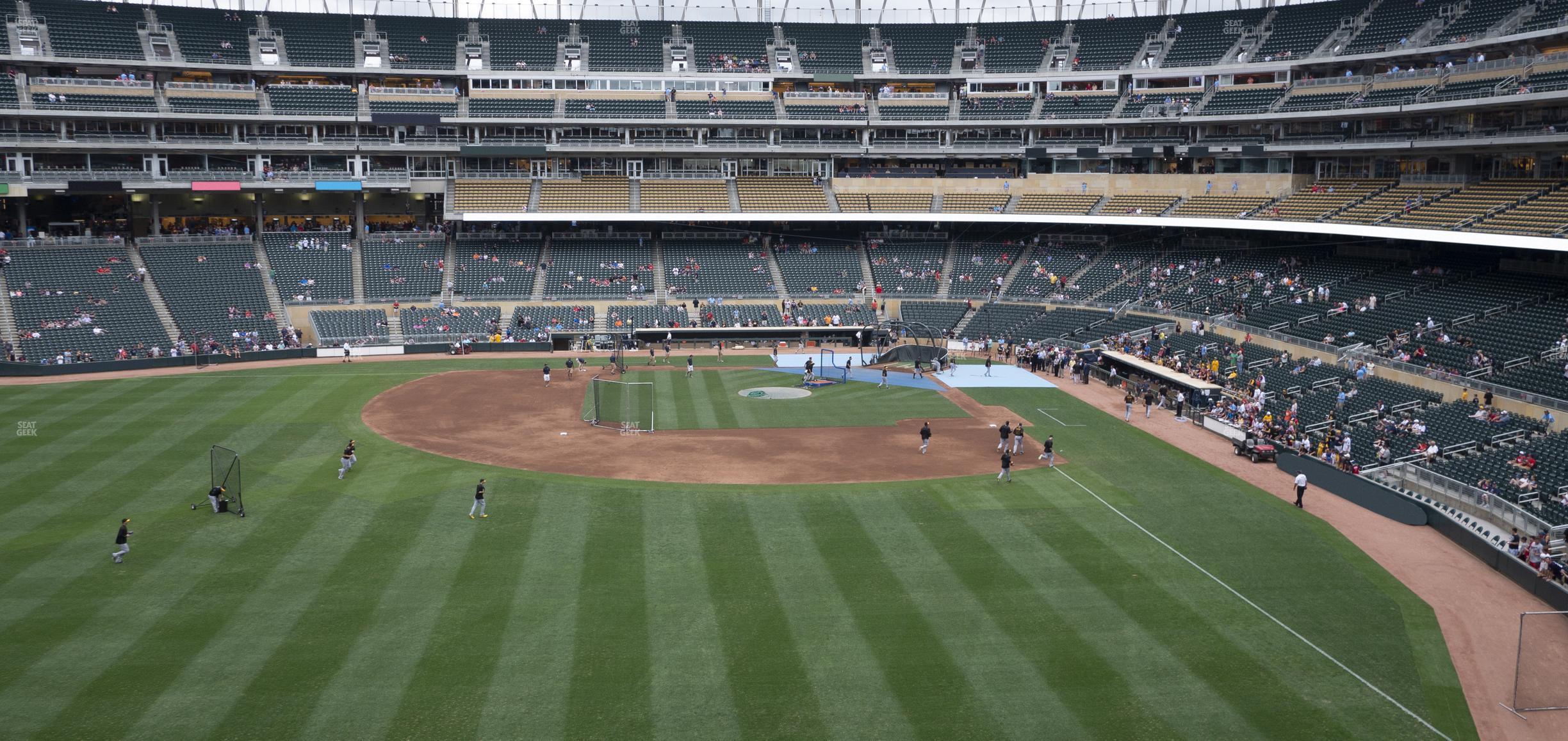 Seating view for Target Field Section 230