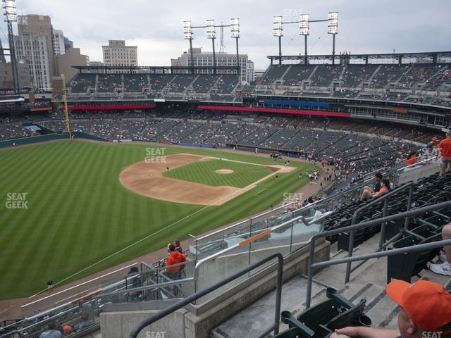 Seating view for Comerica Park Section 341