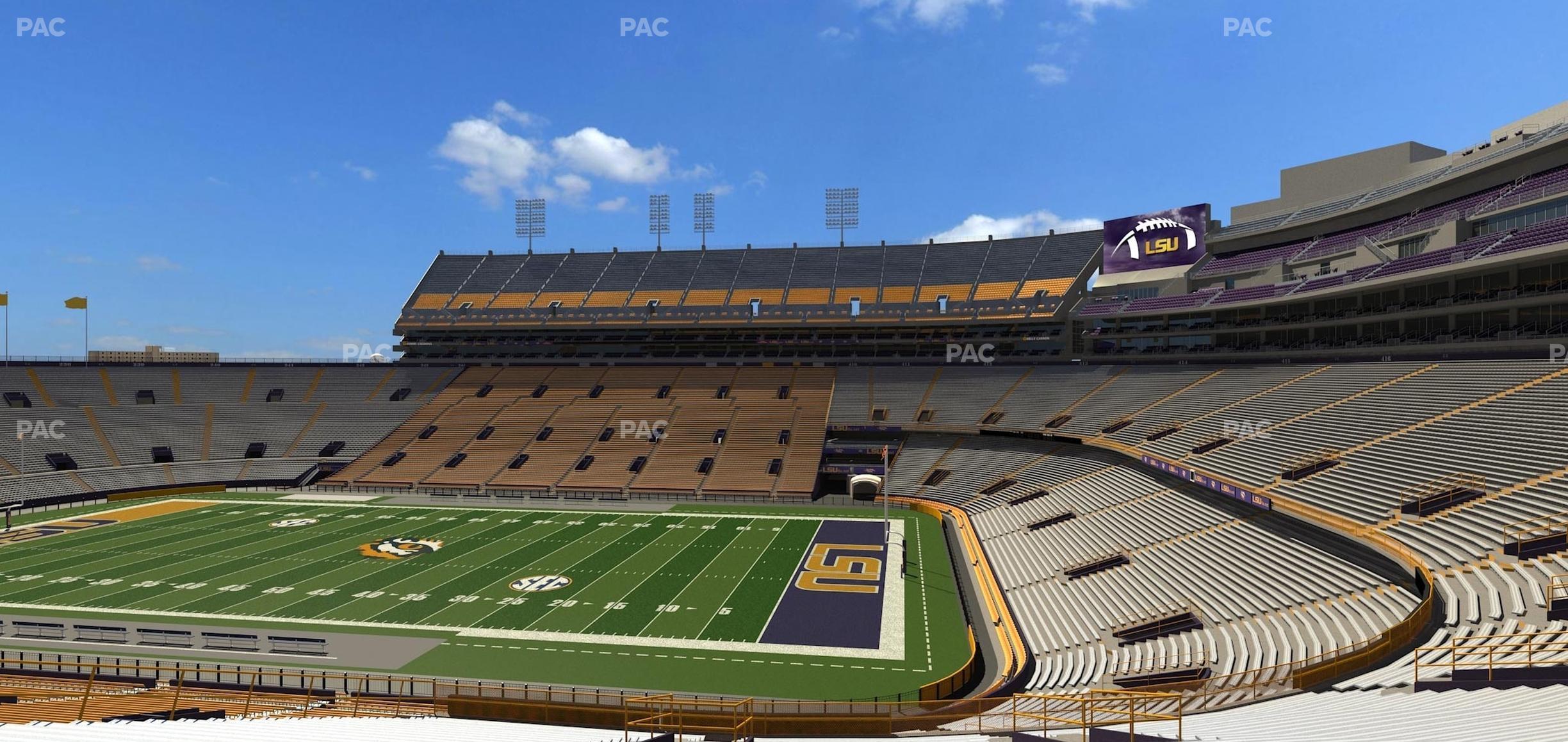 Seating view for Tiger Stadium Section 423