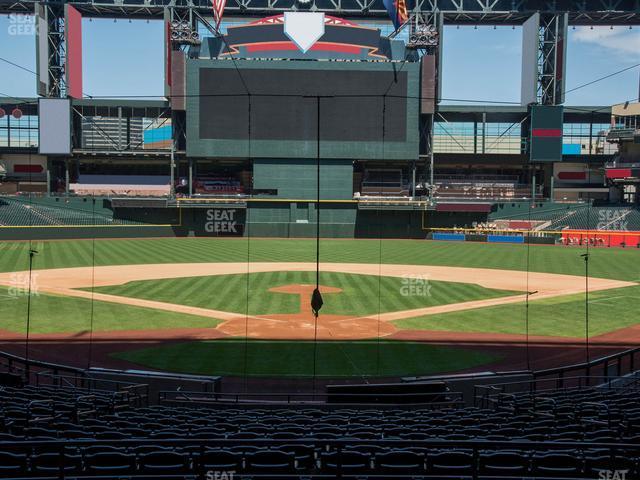 Seating view for Chase Field Section 122