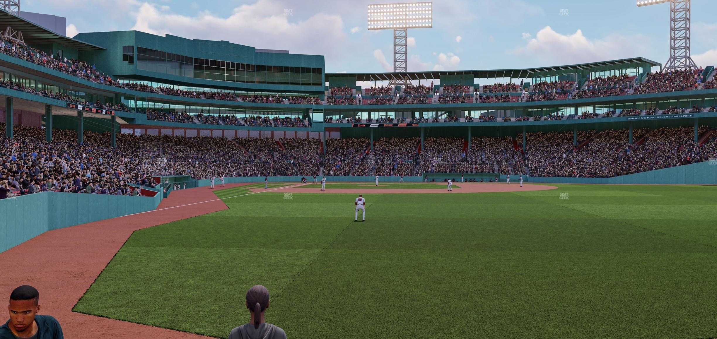 Seating view for Fenway Park Section Right Field Box 1