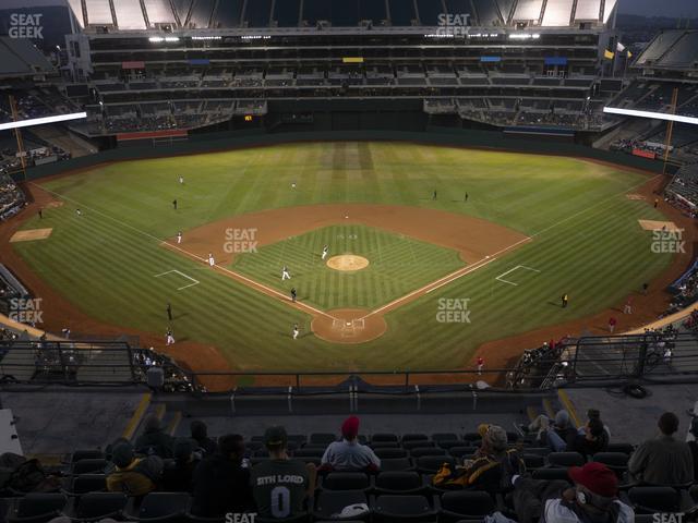 Seating view for Oakland Coliseum Section 317