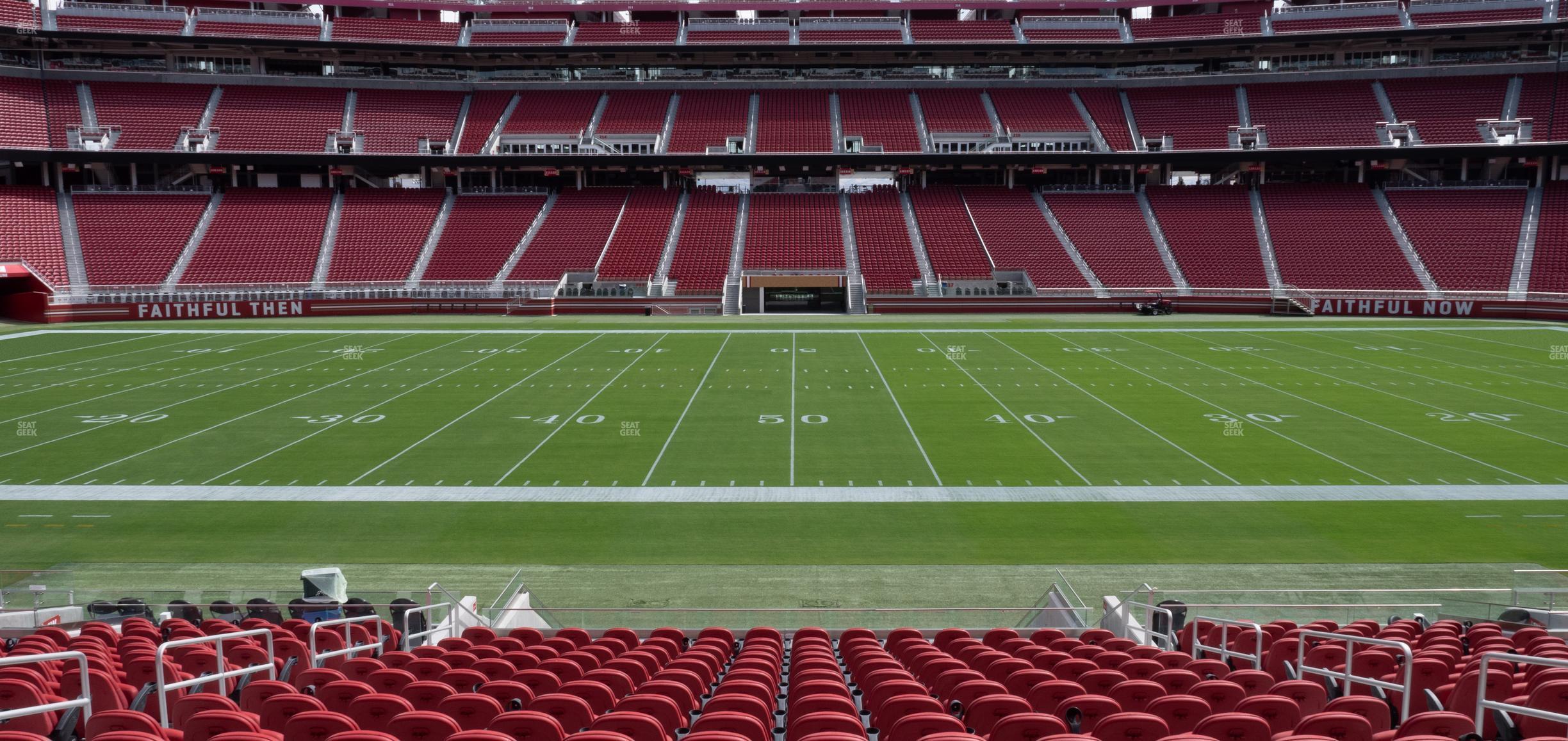 Seating view for Levi's Stadium Section 138 Vip