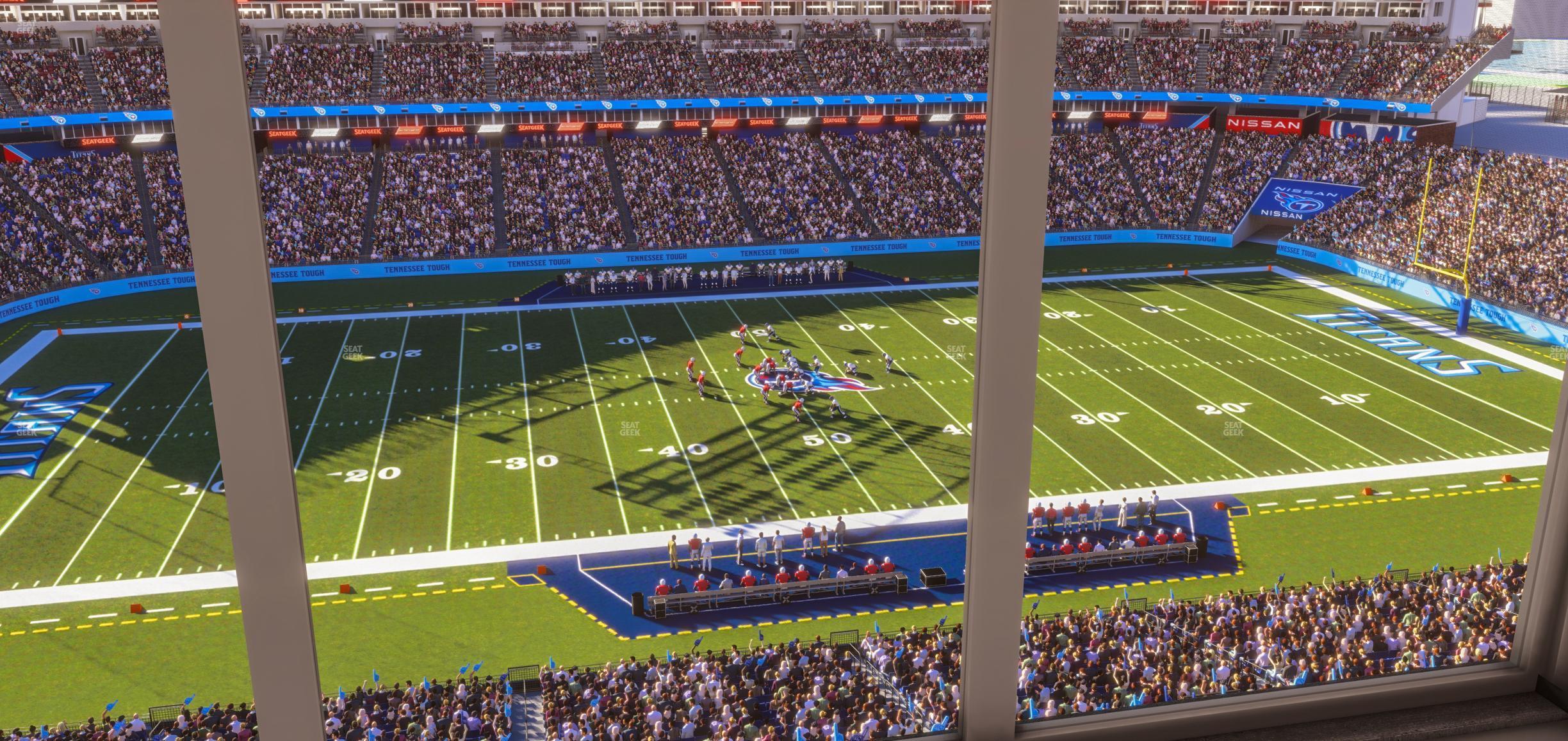 Seating view for Nissan Stadium Section Suite 625 E