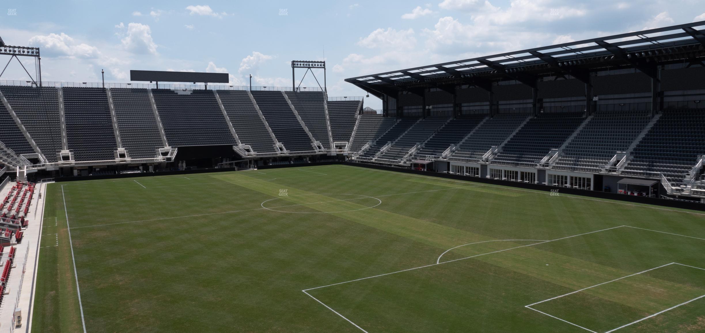 Seating view for Audi Field Section Rooftop Bar