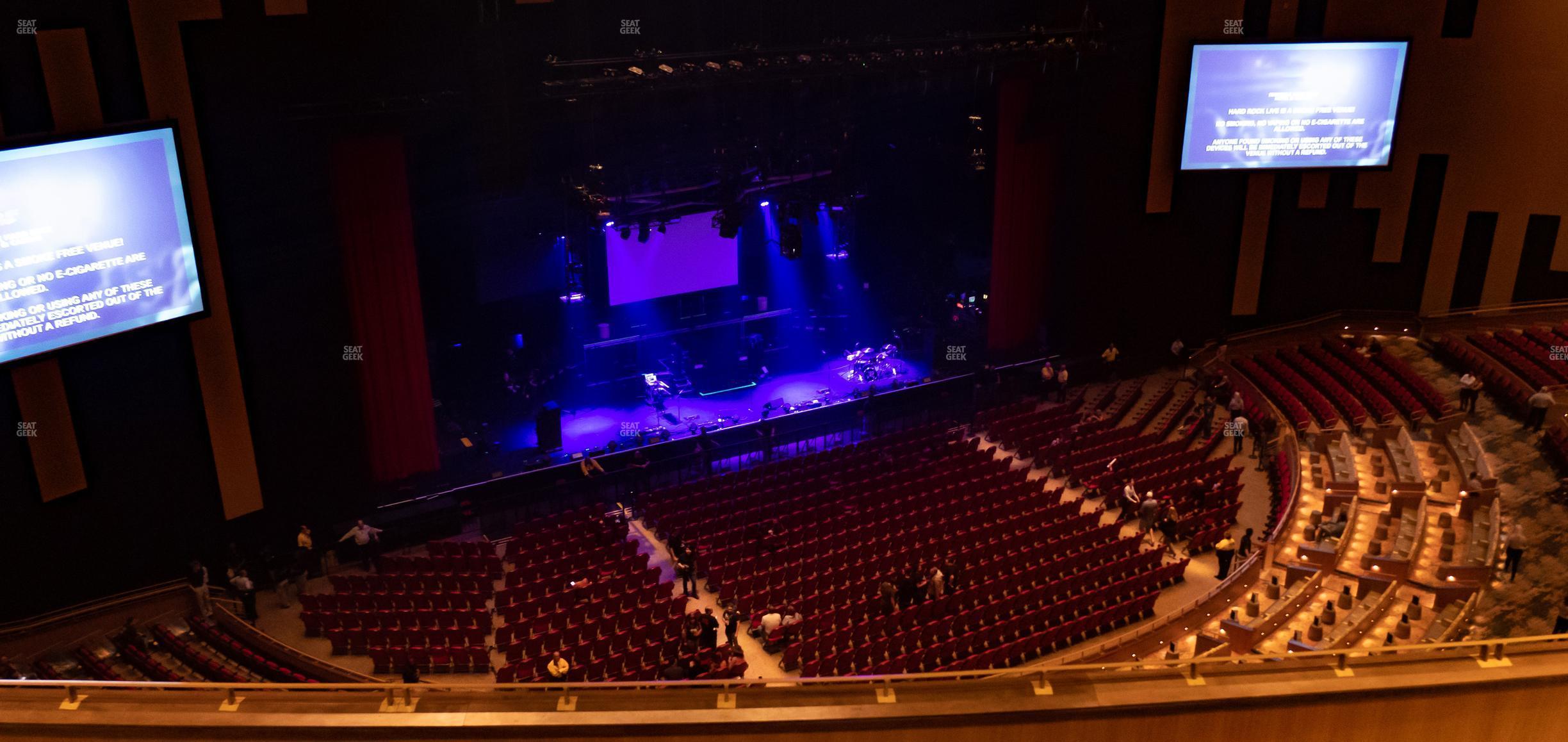 Seating view for Hard Rock Live - Hollywood Section 305