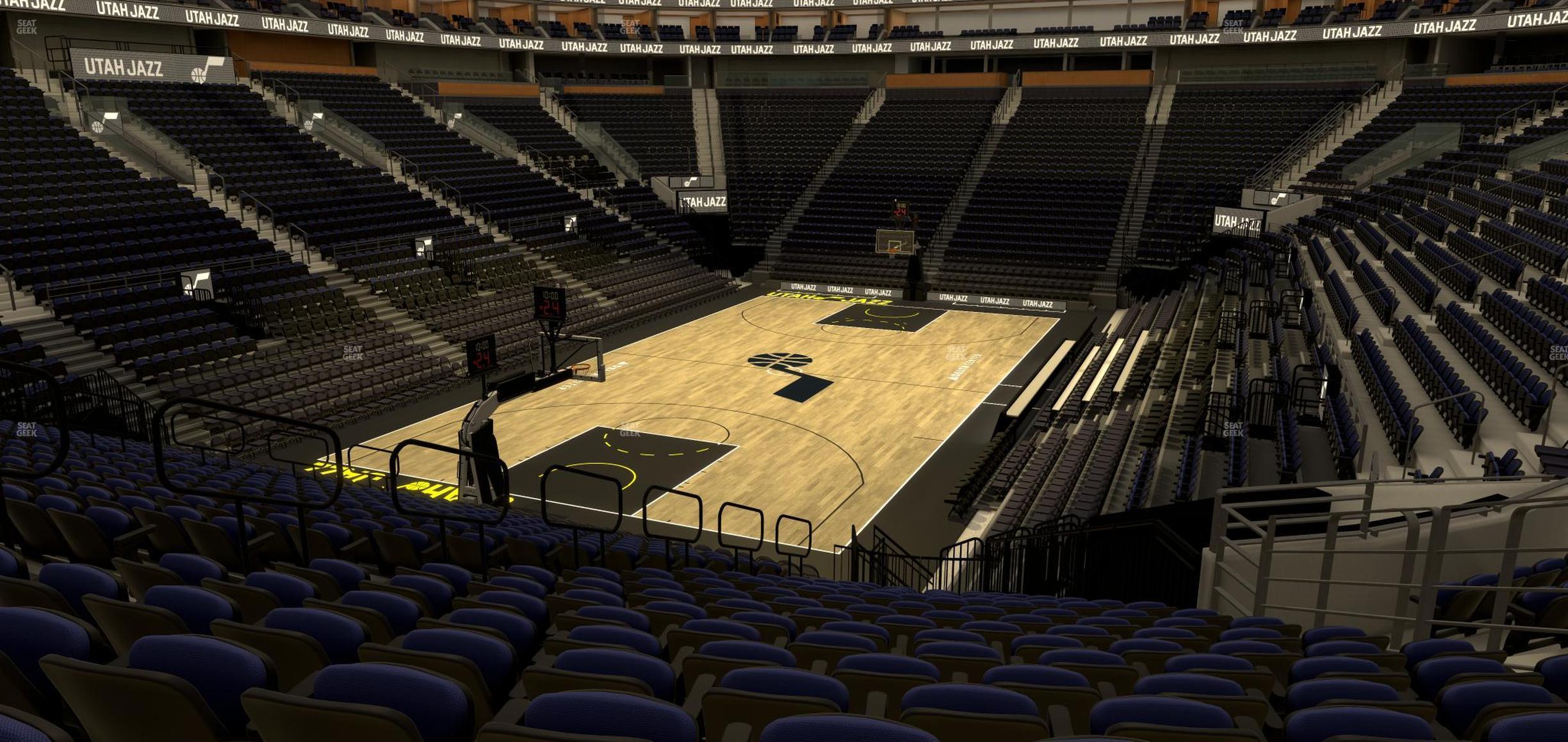 Seating view for Delta Center Section 11